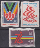 F-EX47643 TURKEY MNH 1976 MONTREAL OLYMPIC GAMES.  - Ete 1976: Montréal