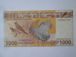 French Pacific Territories/DOM-TOM 1000 Francs 2014 Banknote See Pictures - Territorios Francés Del Pacífico (1992-...)