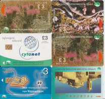 B06 - 6 TELECARTES DE CHYPRE, Pour 2 Euros - Cyprus