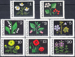 BULGARIA 1969, FLOWERS On MEDICINAL HERBS, COMPLETE MNH SERIES With GOOD QUALITY,*** - Ungebraucht