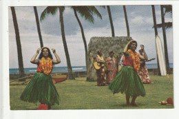 CP ETATS UNIS Hula Dancers - Big Island Of Hawaii