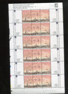 Belgie 2000 2882/84 F2882/84 Train Airplane Toots Thielemans Music Brussels Full Sheet MNH Plaatnummer 1 - 1991-2000