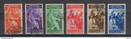 VATICANO:  1935  GIURIDICO  -  S. CPL. 6  VAL. US. -  SASS. 41/46  -  SPL. - Used Stamps