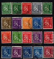 FINLANDIA - 1945 - LEONE RAMPANTE - USATI - Used Stamps