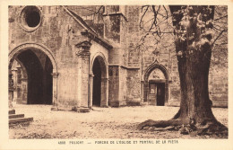 FRANCE - Poligny - Porche De L'église Et Portail De La Pieta - Vue Générale - Carte Postale Ancienne - Poligny