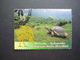 World Heritage Sites # United Nations UN Vienna 2007 Used #Mi.511 Galapagos Turtles - Oblitérés