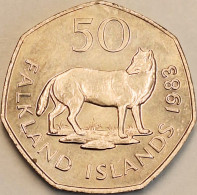 Falkland Islands - 50 Pence 1983, KM# 14.1 (#3861) - Malvinas