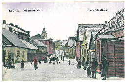 BL 09 - 23364 SLONIM, Mastowa Street In Winter, Belarus - Old Postcard - Used - 1948 - Belarus
