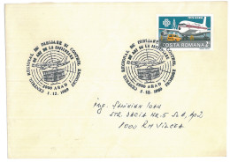 COV 22 - 215-a AIRPLANE, Romania - Cover - Used - 1989 - Covers & Documents