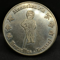 JETON TOURISTIQUE 31mm MANNEKEN PIS BRUXELLES BELGIQUE TOKEN - Turísticos