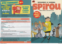 SPIROU JOUSSELIN : Depliant Promotionnel Pour ABONNEMENT - Spirou Et Fantasio