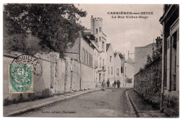 La Rue Victor Hugo - Carrières-sur-Seine