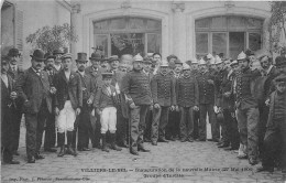 95-VILLERS-LE-BEL- INAUGURATION DE LA NOUVELLE MAIRIE 27 MAI 1906 GROUPE D'INVITES - Villiers Le Bel