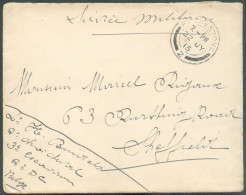 Enveloppe Expédiée De L'HOTEL QUEENS à FOLKESTONE, Dc FOLKESTONE 22 Juillet 1915, Par Un Officier Belge (3° Escadron Q.D - Armée Belge