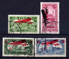 Syrie  - 1929  -  TP Surch -  PA 38 à 41  -  Oblit - Used - Poste Aérienne