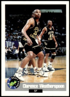 28 Clarence Weatherspoon - Philadelphia 76ers - Carte NBA 1992 Classic Draft Picks Basketball - Andere & Zonder Classificatie