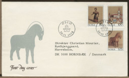 NORVEGIA NORGE  - FDC 1978 -  GIOCO COSTRUZIONI - FDC