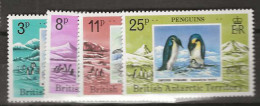 1979 MNH British Antactic Territory, Mi 74-77 Postfris** - Unused Stamps