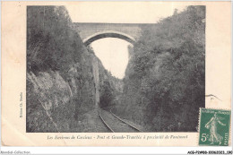 ACGP2-88-0095 - Les Environs De CORCIEUX - Pont Et Grande-tranchéé A Proximité De Vanémont - Corcieux