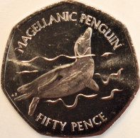 Falkland Islands - 50 Pence 2021AB, Magellanic Penguin, UC# 123 (#3865) - Falkland