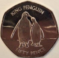Falkland Islands - 50 Pence 2021AA, King Penguin, UC# 121 (#3866) - Falklandeilanden