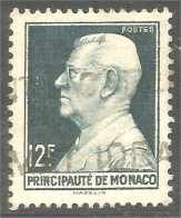 630 Monaco 1948 Yv 305A Prince Louis II 12f Vert (MON-252a) - Gebraucht