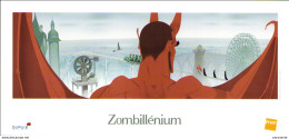 DEPINS : Exlibris De FNAC 2014 Pour ZOMBELLIUM 2014 - Illustrateurs D - F