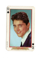 Carte à Jouer Ancienne "Sacha DISTEL" 10 De Pique. C1/3 - Playing Cards (classic)