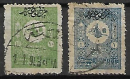 TURQUIE    -    1901.     Y&T N° 24  &  26 Oblitérés. - Newspaper Stamps