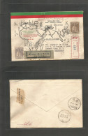 MACAU. 1934 (3 Jan) Portugal - Macau. 1st Anniv Commemorative Flight. Registered Ceres Multifkd Illustr Envelope To SHAN - Other & Unclassified