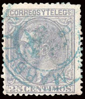 Málaga - Edi O 204 - 25 Cts.- Mat Trébol Azul "Marbella" - Oblitérés