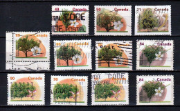 CANADA - Timbre : Arbres Fruitiers - Arbre Et Fleur - Used Stamps
