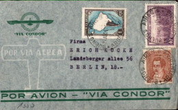 ! Argentinien 1940 Luftpost Brief Aus Buenos Aires Nach Berlin Mit OKW Zensur, Censor Mark, Airmail Via Condor - Covers & Documents