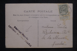 BELGIQUE - Griffe D'un Artilleur Du Fort Dandoy Sur Carte Postale En 1917 Pour Jambes  - L 150748 - Belgische Armee