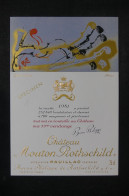 VINS  - Étiquette De Vin ( SPECIMEN )  Château Mouton Rothschild En 1981 - L 150761 - Bordeaux