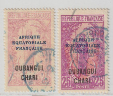 OUBANGUI N° 51 VARIETEE ROSE AULIEU DE LILAS ET ROUGE OBL TTB - Used Stamps