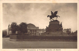 26453 " TORINO-MONUMENTO AL PRINCIPE AMEDEO DI SAVOIA " -VERA FOTO-CART. NON SPED. - Other Monuments & Buildings