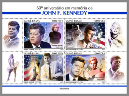 GUINEA-BISSAU 2023 MNH John F. Kennedy M/S – OFFICIAL ISSUE – DHQ2412 - Kennedy (John F.)