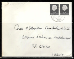 CC52 - PAYS BAS - LETTRE DE BEVERWIJK DU 17/11/67 POUR METZ - Covers & Documents