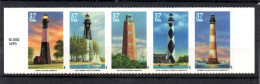 ETATS-UNIS - UNITED STATES - 2003 - PHARES - PHARES DE LA COTE SUD-EST - LIGHTHOUSES - SOUTH EAST COAST LIGHTHOUSES - - Unused Stamps