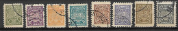 TURQUIE    -   Service   -   1949 .   Y&T  N° 2 à 7  &  9 / 10 Oblitérés. - Timbres De Service