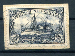 DNG 18 Herrlich Auf Gest. Luxusbriefstück BPP 190EUR (H0336 - Nueva Guinea Alemana