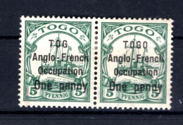 Togo BRITISCH 15II PFF ABART Ohne Zweites O * MH BPP 200EUR (T3322 - Togo