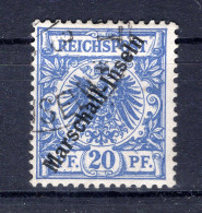 Marshall-I. 4I Mit 2.Stempelsorte Gest. BPP 200EUR (AA2435 - Marshall Islands