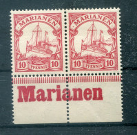Marianen 9 Mit Voller RANDINSCHRIFT ** MNH POSTFRISCH (79785 - Isole Marianne