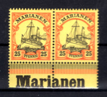 Marianen 11 VOLLE RANDINSCHRIFT ** MNH POSTFRISCH (79810 - Islas Maríanas