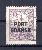 Danzig PORT GDANSK 16 PFI ABSTANDSABART Gest. 20EUR (76873 - Port Gdansk