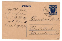 Danzig GA P15 Tadellos Gest. (18026 - Postal  Stationery