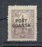 DANZIG PORT GDANSK 13** MNH POSTFRISCH 50EUR(69013 - Port Gdansk