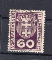 Danzig PORTO 4b FARBE Gest. BPP 15EUR (75961 - Postage Due